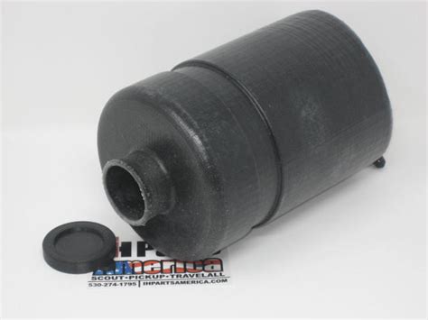 If we run out, we simply replace it. Reproduction Round Windshield Washer Fluid Bottle for Scout 800 - IH Parts America