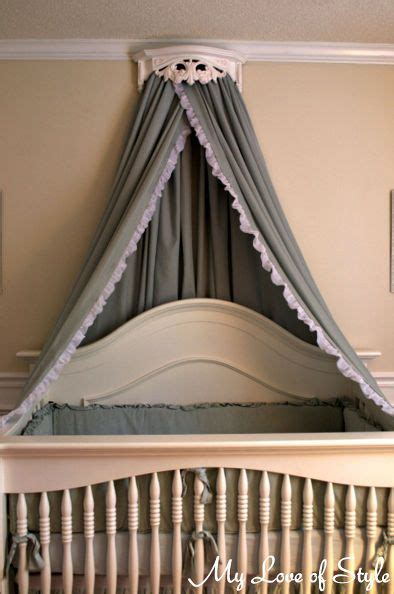 Diy bed crown & crib canopy tutorial. DIY Bed Crown & Crib Canopy Tutorial | Bed crown canopy, Bed crown, Canopy over bed