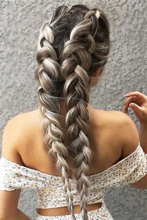 Or add some texture through a few tiny braids while leaving the rest of your long hair loose. Pin on Beauty