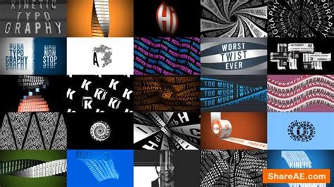 Your easier way to create video. Videohive Kinetic Typography Trending Posters » free after ...