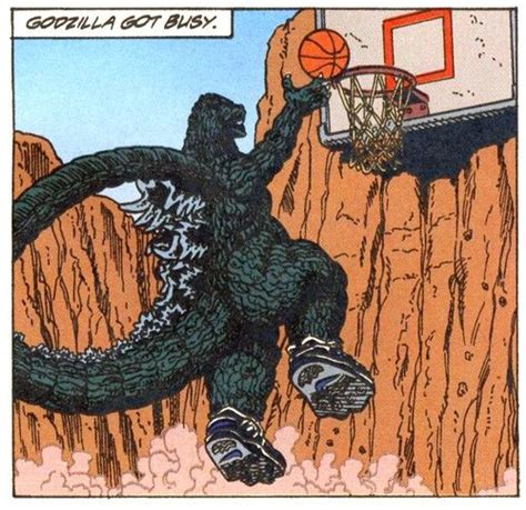 5 / 5 ( 2 votos ). Godzilla got busy. | Comic book panels, Vintage pop art ...