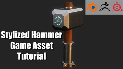 Free 3d assets for blender. Stylized Hammer 3D Game Asset Tutorial (Blender-Zbrush ...