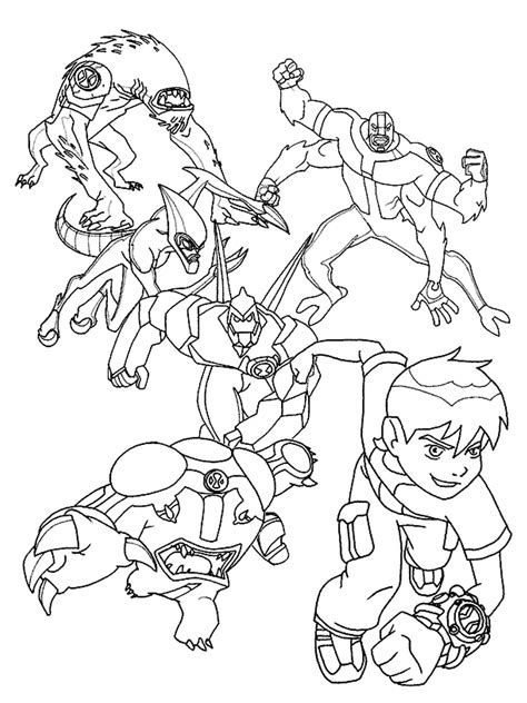 Check 20 free printable ben 10 coloring pages. Ben 10 Coloring Pages Coloring Kids - Coloring Kids