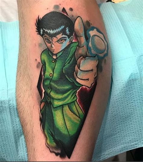 The series tells the story of yusuke urameshi, a teenage delinquent who is struck and killed by a car while attempting to save a child's life. Pin de Hart & Huntington Tattoo Orlan em Mark Fernandez ...