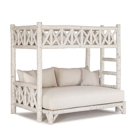 Crafted from pine solids with hickory and pine veneers. Rustic Bunk Bed Twin/Full | La Lune Collection