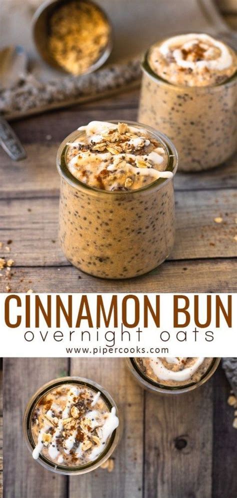 Also see the fat content and learn how you can reduce it. Cinnamon Roll Overnight Oats | Recipe | Low calorie ...