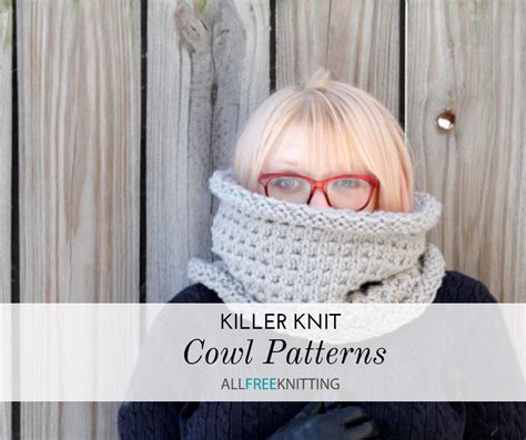 The most common cowl neck pattern material is alpaca. 42 Free Knitted Cowl Patterns | AllFreeKnitting.com