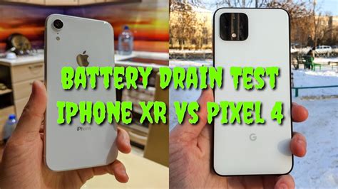 Iphone 8 battery draining all at a sudden and won't turn on? Pixel 4 vs IPhone XR. Battery drain test! - YouTube