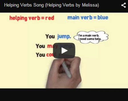 A phrasal verb a day. Helping Verbs Song (Helping Verbs by Melissa)... This ...