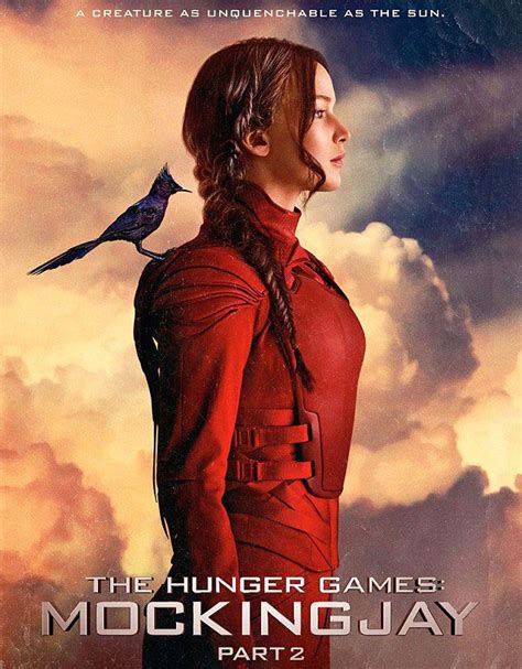 A quote can be a single line from one character or a memorable dialog between several characters. Afiche final de 'The Hunger Games: Mockingjay Part 2'
