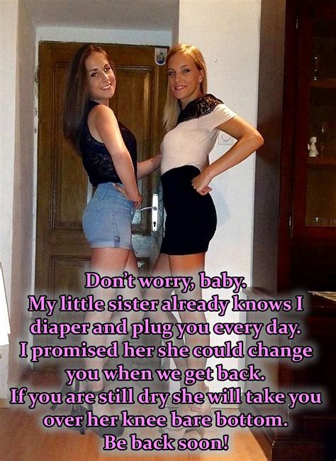 After listening sissy hypnosis audio there's no coming back! putbackindiapers | Diaper punishment, Baby captions, Humiliation captions