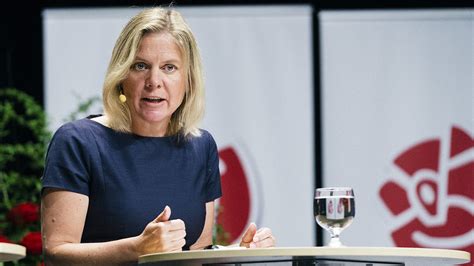 Magdalena andersson, sweden's minister for finance, as chair of the committee for a term. Magdalena Andersson om SD: "Ett extremt högerparti med ...