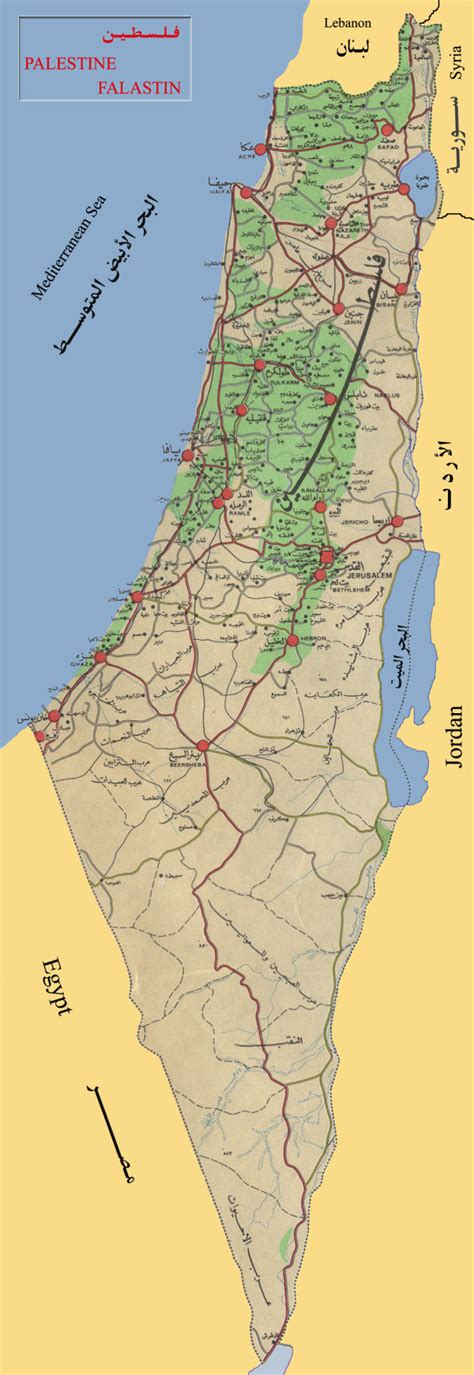 هذه الخريطة التفاعلية يتم تشغيلها بواسطة طرف ثالث ويجب على الركاب التحقق من قيود السفر في بلد الوصول. ضبط خريطة فلسطين قبل 1750 عاما مع مصري