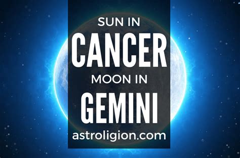 Cancer is a sensitive water sign that, like its animal symbol, the crab, has a hard outer shell.because of this, some individuals with cancer rising can give an initial impression of being crusty, distant, and aloof. Cancer Sun Gemini Moon Personality | astroligion.com