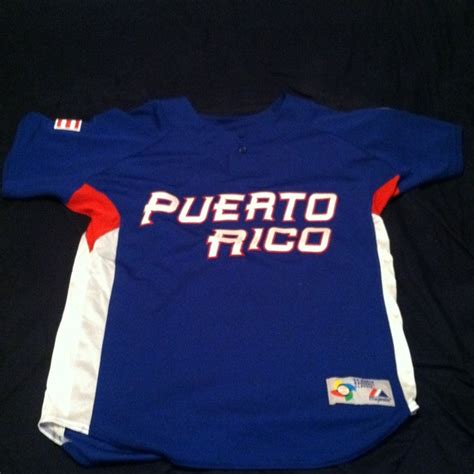 Puerto rico + more than 30 baseball leagues and cups. Puerto Rico World Baseball Classic Jersey | Poshmark