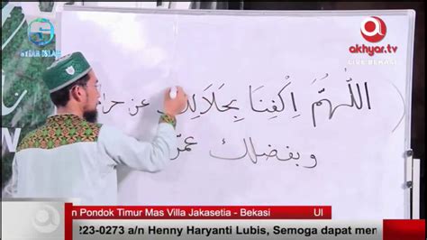 Sementara si sahabat mendengarnya dengan cermat dan teliti, dan menjadikan ayat tersebut sebagai wirid harian hingga allah swt mengabulkan doanya, melunasi hutang. Doa Lunas Hutang Cepat - Kumpulan Doa