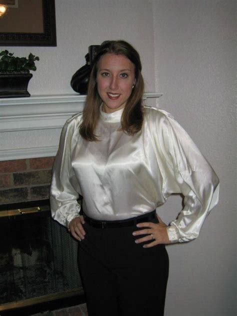 Women in white satin blouse gets gangbanged. Untitled in 2019 | Blouse | Satin blouses, Blouse, Silk satin