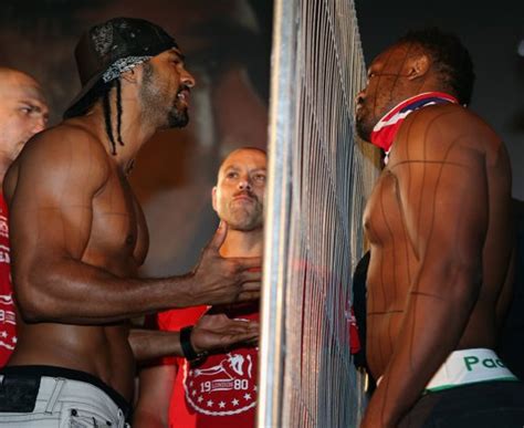 The brawl between dereck chisora and david haye heightens demand for a fight in the ring but the only prize is bragging rights to. Trash Talker vs Trash Talker, Haye-Chisora