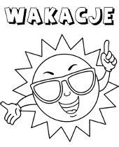 Wakacyjna kolorowanka 2018 wydanie 1. Lato, wakacje darmowe kolorowanki, malowanki dla dzieci in 2020 | Symbols, Ampersand, Letters
