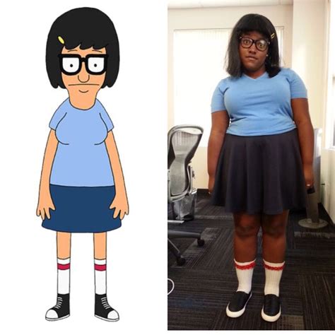 Welcome to laid back burger shack! Costume: Tina Belcher from Bob's Burgers Worn by: Unknown ...