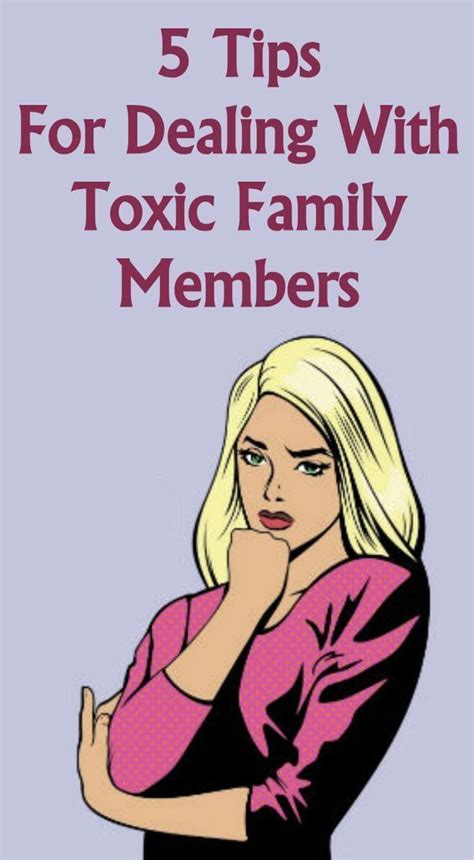 You don't choose your family. 5 tips for dealing with toxic family members! | Toxic ...