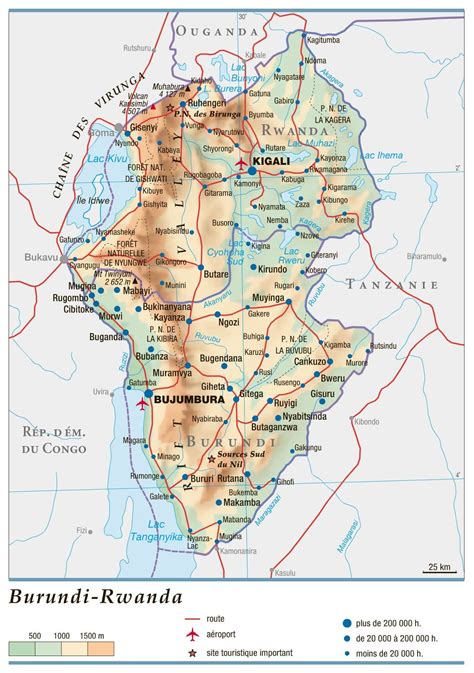 Carte pour aulnay sous bois et distances entre les villes. Burundi - Rwanda - Média LAROUSSE