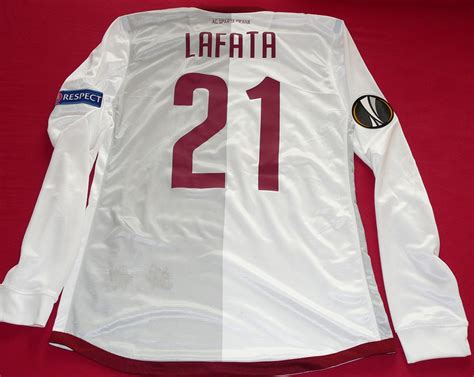 Dětský sortiment oficiálních produktů ac sparta praha. Originál hraný dres AC Sparta Praha Lafata s podpisy ...