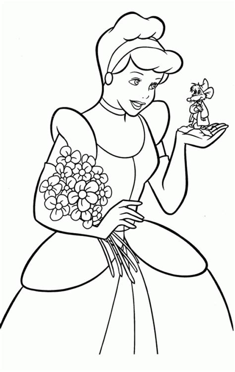 Kids who print and color sheets and pictures, generally acquire and use knowledge more effectively. Kids Coloring Pages Cinderella - Coloring Home
