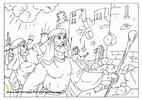 By this time the adults in israel had not experienced life in egypt. Joshua and the Battle Of Jericho Coloring Pages ...