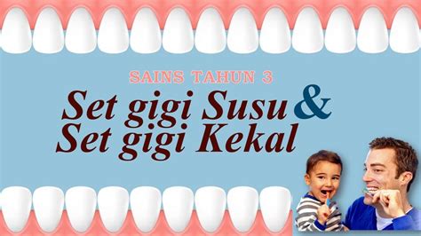 Penjagaan kesihatan gigi l sains tahun 3 l nota ringkas dan menarik. Set Gigi Susu & Set Gigi Kekal (Sains Tahun 3) - YouTube