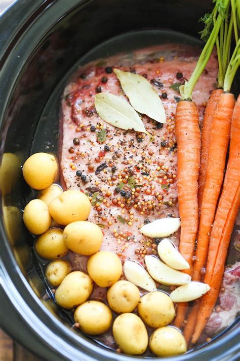 This is it once it is all mixed together and the cooking begins. Slow Cooker Corned Beef | Recipe | Slow cooker corned beef, Slow cooked meals, Food recipes