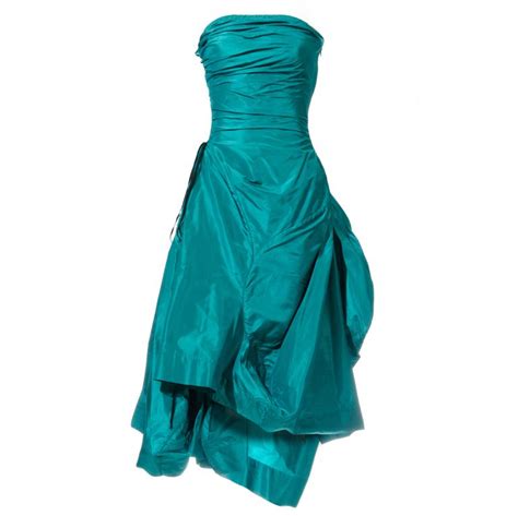 Her opulent rococo designs are famous: Vivienne Westwood silk evening dress | Evening dresses ...