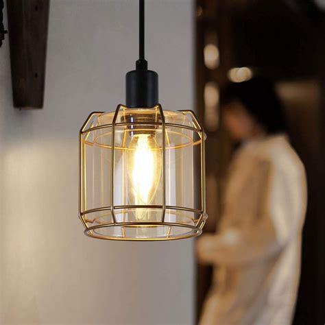 Deckenleuchte im industrial vintage look mit einer breite von 31 cm. ZMH Pendelleuchte »gold Industrial E14 Esstischlampe aus ...