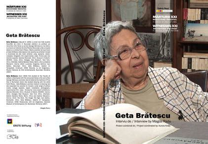 Sectiunea de fata este dedicata temei geta bratescu. Interview with Geta Brătescu, by Magda Radu - AURORA KIRÁLY