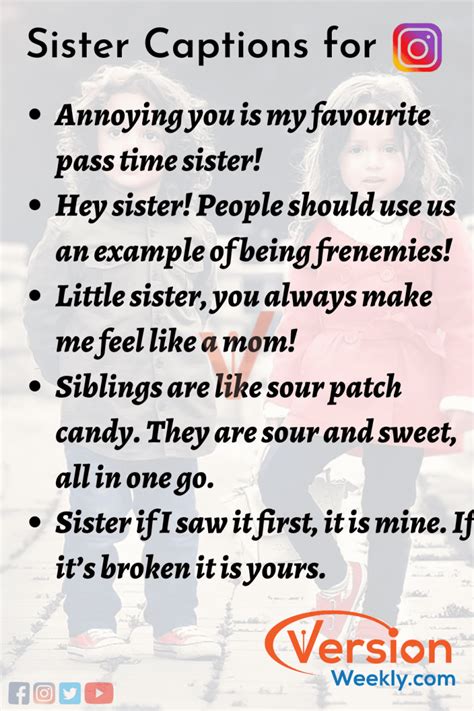 We did not find results for: 50+ Best Funny Sister Captions for Instagram | Cute ...