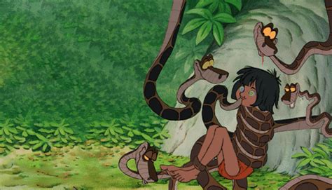 Want to discover art related to kaa? Mowgli GIF - Find & Share on GIPHY