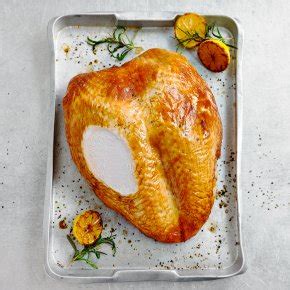 The rolled turkey slices wonderfully making perfect sandwiches if any leftovers survive until the next day… cut flesh from shoulder blade near wing and remove bone. Turkey Breast on the Bone Crown | Waitrose & Partners