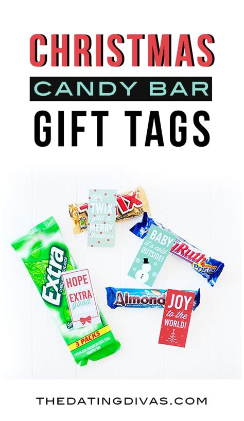 They are also simple to assemble, calling for only three ingredients. Holiday Candy Bar Gift Tags