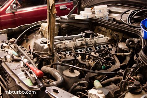 Priority is just getting the car running. Turbo conversion w124 om606NA | Mercedes-Benz turbo
