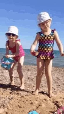 Silhouettes of family happily playing football on the beach. Kids Funny Dance GIFs | Tenor