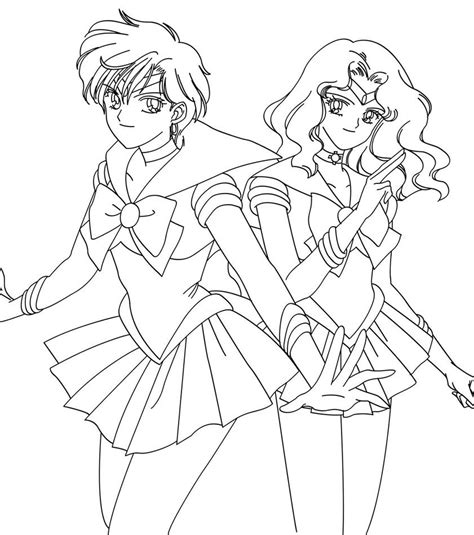 This sailor moon coloring page available for free. Sailor Uranus Coloring Pages - Clip Art Library - Coloring ...
