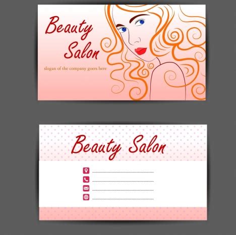 Teresa's beauty salon is located at 720 n. Beauty salon name card template beautiful woman sketch ...