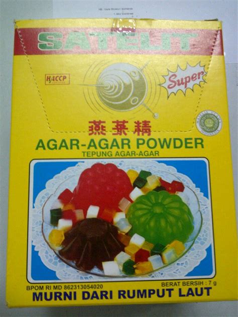 Agar multiple features make it suitable for various applications. Jual Agar Agar Powder SATELIT SUPER Isi 12 Sachet di lapak ...