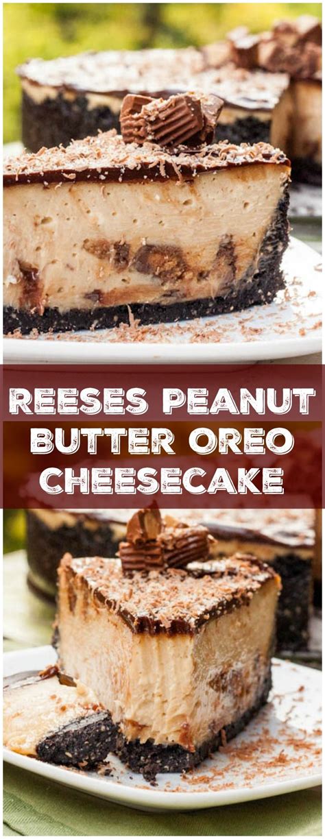 I love the look of this cheesecake, and any peanut butter dessert is a win around here! Reese's Peanut Butter Cheesecake | Recipe | Cheesecake ...