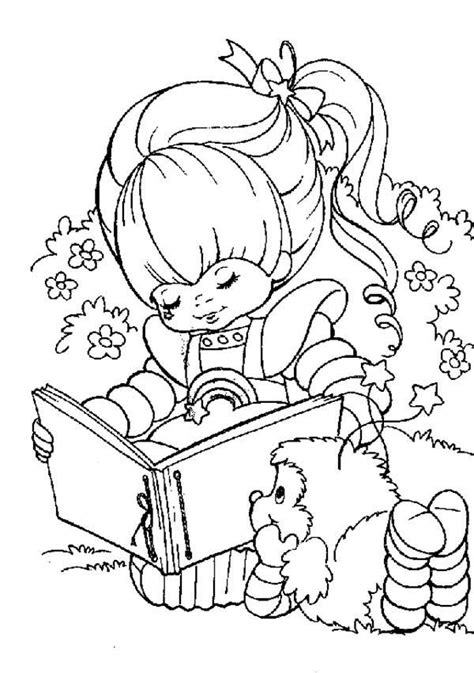 Free printable rainbow brite coloring pages for kids. Rainbow Brite, : Rainbow Brite Love to Read with Romeo ...