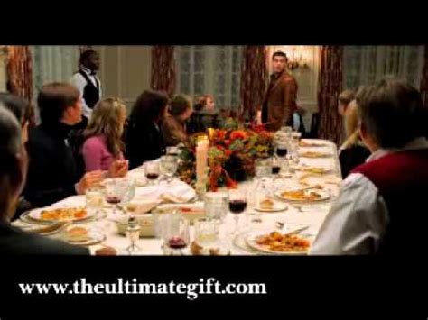 Jason thought his inheritance was going to be the gift of money and lots of it. The Ultimate Gift - Official Movie Trailer - YouTube