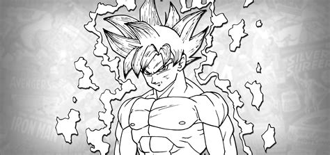 Goku has achieved new power: How to Draw ULTRA INSTINCT GOKU (Dragon Ball) Drawing ...