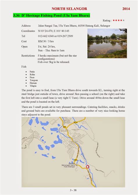 Discover the neighborhoods of ulu yam. Kolam Pancing (Fishing Ponds) Selangor & Kuala Lumpur: D ...