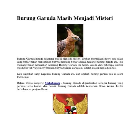 We came up with the term to shift that paradigm: Burung Garuda Asli Atau Mitos - Chrisyel