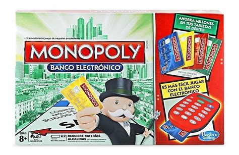 Jugar a monopoly online es gratis. Monopolio Monopoly Banco Electronico Original Hasbro Nuevo ...